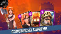 MELHOR DECK para CHEGAR na ARENA 8 - PICO CONGELADO - CLASH ROYALE - #Maria