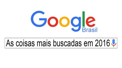O que MAIS foi PESQUISADO no GOOGLE em 2016 - #Soli
