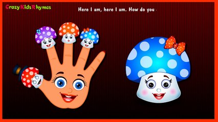 The Finger Family Mushroom Lollipop Family Nursery Rhymes | Mushroom Lollipop Finger Family Songs