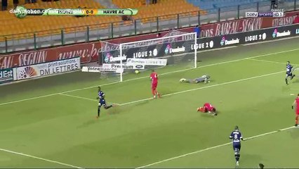 Adama Niane Goal HD - Troyes 1 - 0 Le Havre - 27.01.2017