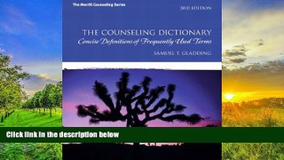 Audiobook  The Counseling Dictionary: Concise Definitions of Frequently Used Terms (3rd Edition)