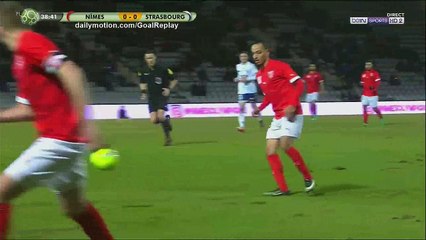 Sada Thioub Goal HD - Nimes 1 - 0 Strasbourg - 27.01.2017
