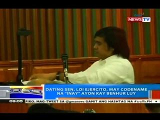NTG: Benhur Luy: Ex-Sen. Loi Ejercito, may codename na 'Inay'