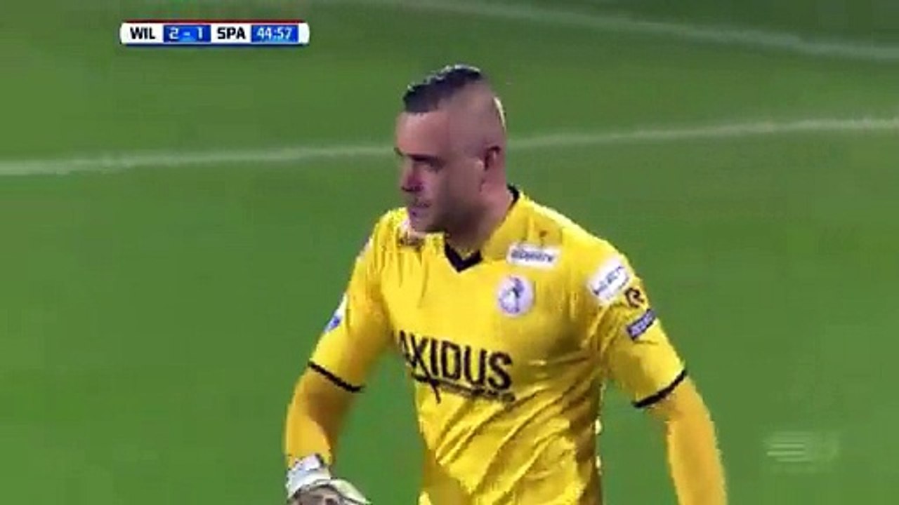 Willem II Tilburg 2 - 1 Sparta Rotterdam 27-01-2017