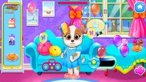 Pets Care. Newborn baby in the Hospital. Puppies need your help. Game app for Kids.