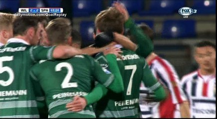 Thomas Verhaar Goal HD - Willem II 2 - 2 Sparta Rotterdam - 27.01.2017