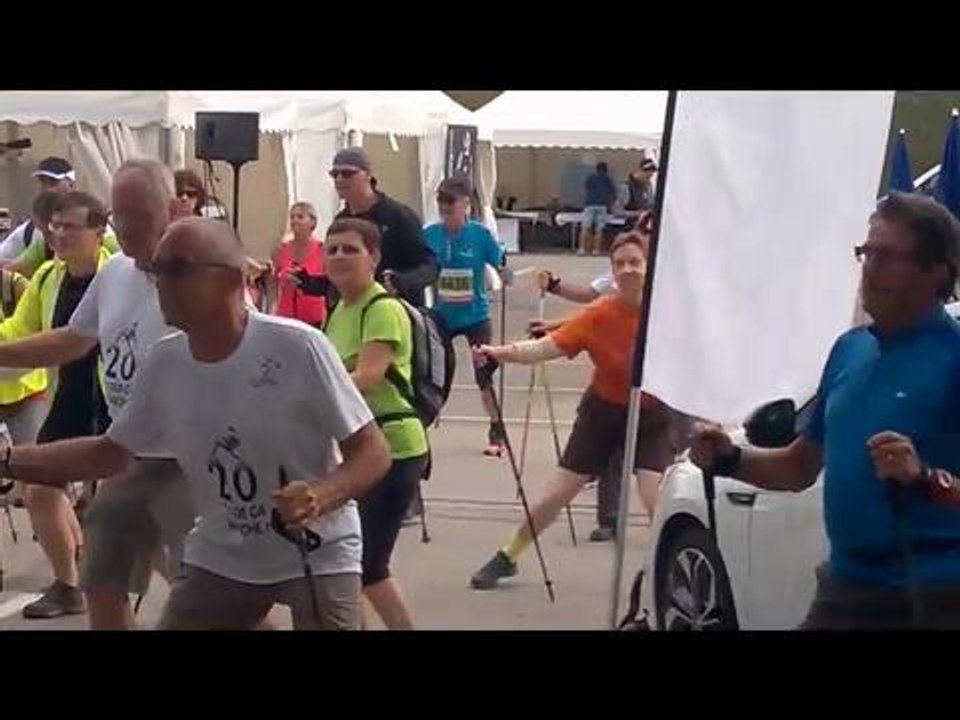 Course du Bien Public : coup d'envoi de la marche nordique...