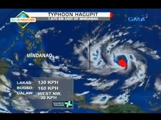 UB: Bagyong Hagupit, posibleng pumasok sa PAR bukas