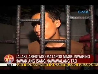 UB: Lalaki, arestado matapos magkunwaring hawak ang isang nawawalang tao