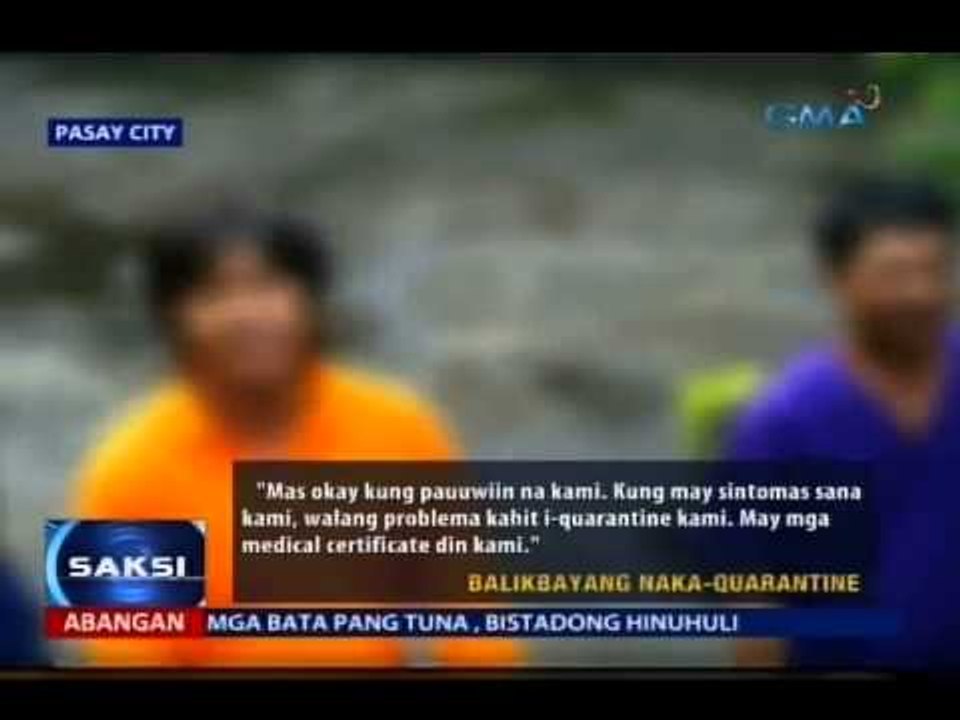 Saksi: 14 OFW na umuwi mula Liberia at Sierra Leone, diretso quarantine