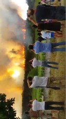 Incendie sur le plateau de Chenove : au plus pres du...