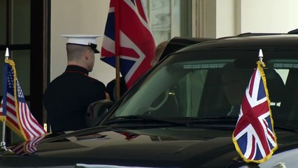 Rencontre de Theresa May avec Donald Trump