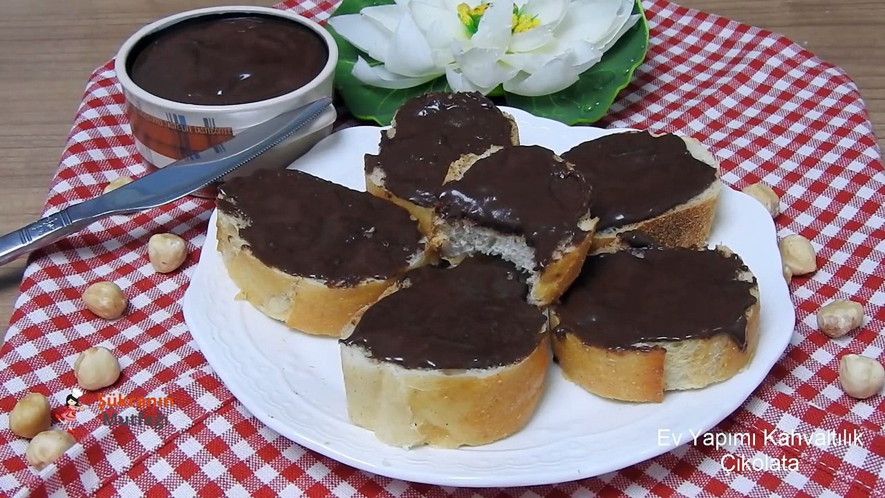 Ev Yapımı Kahvaltılık Çikolata (Sarelle) Tarifi | Çikolata Nasıl Yapılır | Şükranın Mutfağı