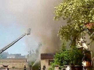 Spectaculaire incendie à Dijon