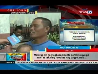 Daan-daang taga-Iloilo, inilikas na bilang paghahanda sa Bagyong Ruby