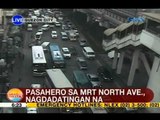 UB: Pasahero sa MRT North Ave., nagdadatingan na