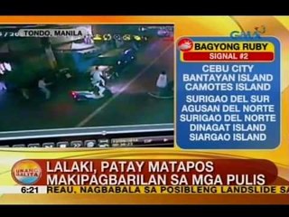 UB: Lalaki, patay matapos makipagbarilan sa mga pulis sa Tondo, Manila