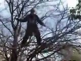 Фейл на дереве   Russian Guy FAIL