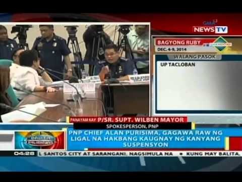 PNP Chief Purisima, Inirerespeto raw ang desisyon ng Ombudsman
