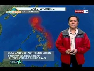 Storm signal, nakataas na sa ilang lugar sa Visayas at Mindanao dahil sa Bagyong Ruby