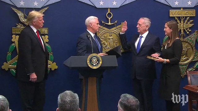 Mattis sworn in as secretary of defense