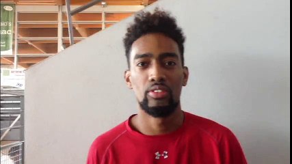 Damien Gara avant le match du CCBB contre Angers