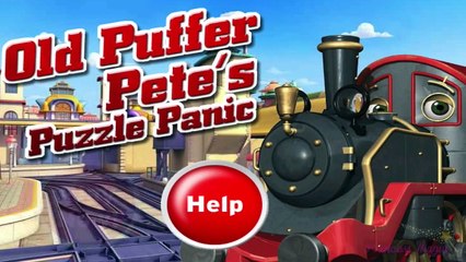 Chuggington - Old Puffer Petes Puzzle - Disney Junior Cartoon Game For Kids