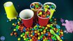 6 M&Ms Hide and Seek Surprise Cups with Peppa Pig, Kung-Fu Panda 3 and Minions Toys