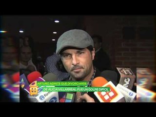Arturo Carmona habla de su separación con Alicia Villareal