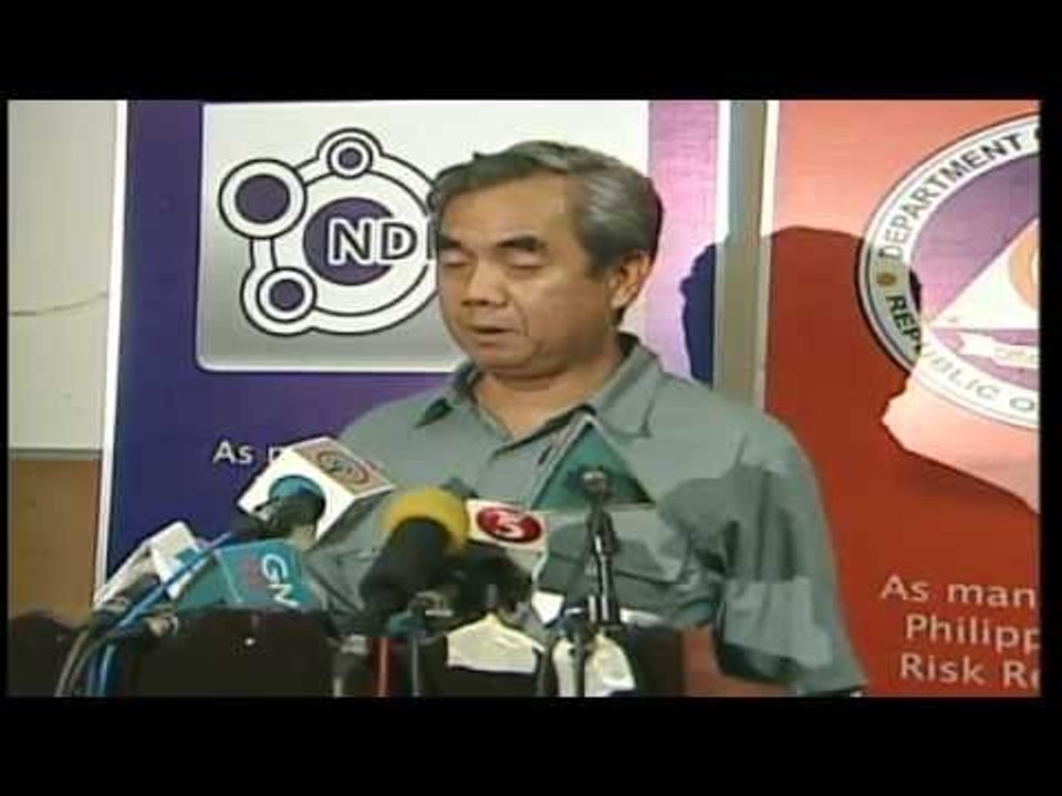 Livestream: NDRRMC presscon on Typhoon Ruby