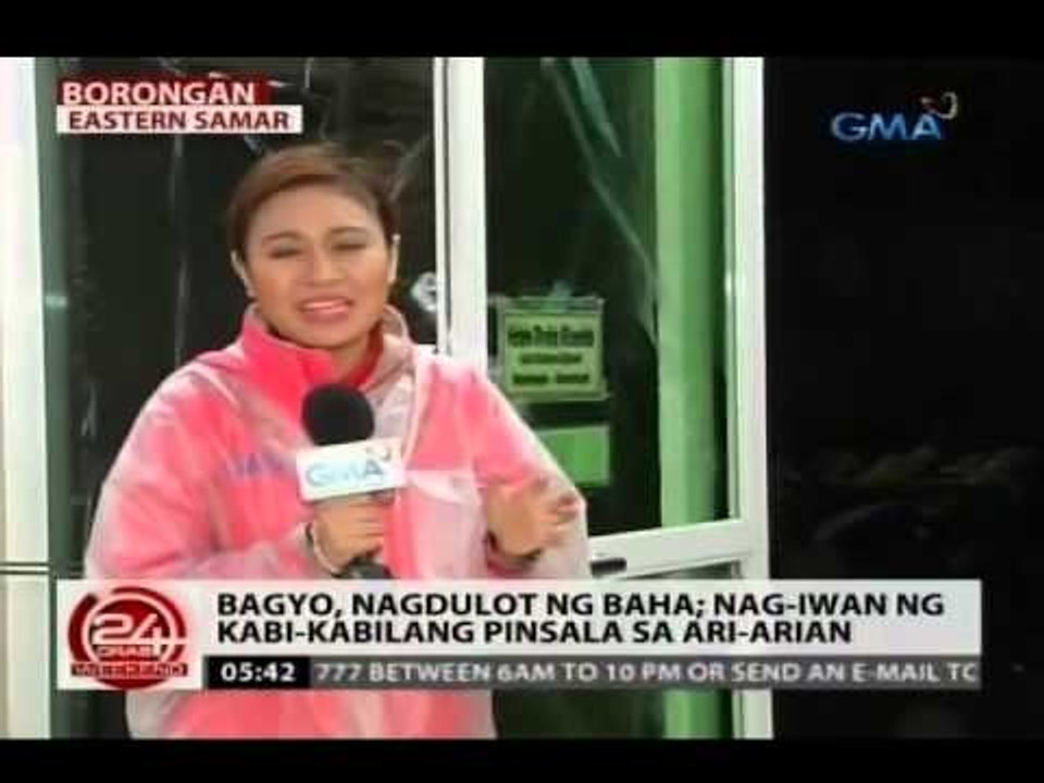 24 Oras: Bagyong Ruby, nanalasa sa Borongan, Eastern Samar