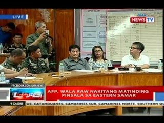 NTVL: Sec. Roxas, pinupulong ang ilang lokal na opisyal sa Eastern Samar kaugnay ng Bagyong Ruby