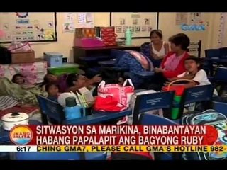 UB: Sitwasyon sa Marikina, binabantayan habang papalapit ang Bagyong Ruby