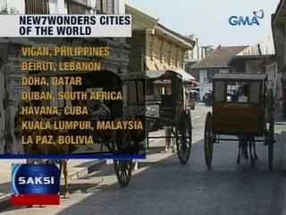 Saksi: Vigan, pasok sa New7Wonders Cities of the World