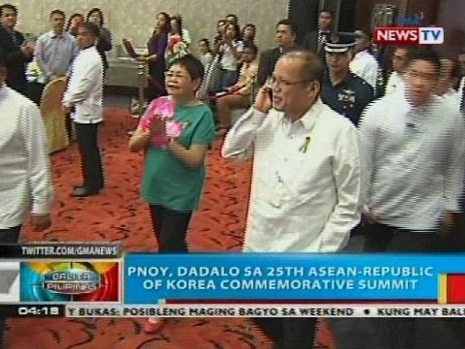 PNoy, dadalo sa 25th Asean-Republic of Korea Commemorative Summit