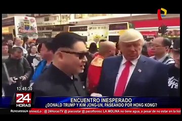 ¿Donald Trump y Kim Jong-un se dieron un beso en Hong Kong?