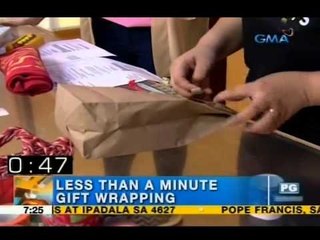 Gift wrapping in less than a minute | Unang Hirit
