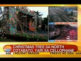 UB: Christmas tree sa Cotabato, yari sa cellophane