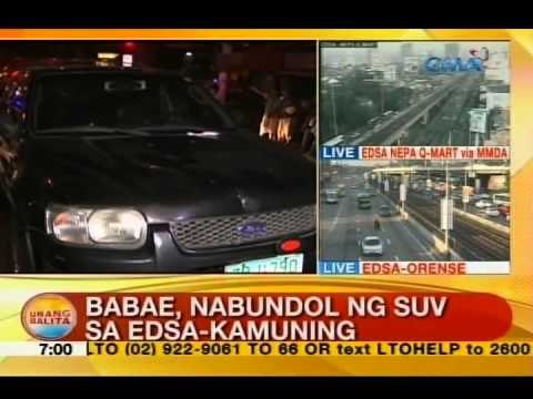 UB: Kotse, sumalpok sa center island sa EDSA