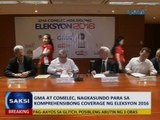 Saksi: GMA at Comelec, nagkasundo para sa komprehensibong coverage ng Eleksyon 2016