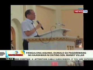 Pangulong Aquino, dumalo sa pagdiriwang ng kaarawan ni Dating Sen. Manny Villar