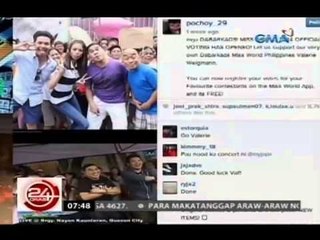 24Oras: Valerie Weigmann, suporta ang hiling sa pagsabak sa Miss World 2014 Coronation Night