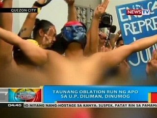'Uphold the rule of law', tema ng taunang Oblation run sa UP Diliman