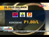 BT: Oil price rollback (Dec. 14, 2014)