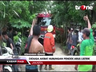 Kebakaran Besar Hanguskan 15 Rumah Warga Duren Sawit