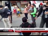 Kericuhan Tawuran Warga di Depan Stasiun Manggarai