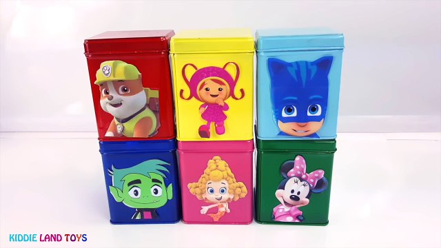 Учим цвета пузырь гуппи юные титаны плей-doh Наедаться точки, поделки Cubeez игрушка сюрприз эпизодов