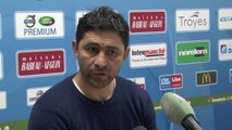 Après Troyes - HAC (2-1), réaction d'Oswald Tanchot