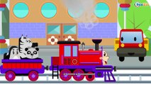 El Tren | Caricaturas de Trenes | Dibujo animado Educativos | Videos para niños