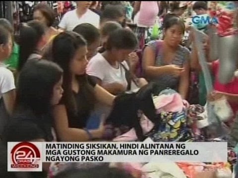 24 Oras: Mga mamimili, siksikan na sa Divisoria
